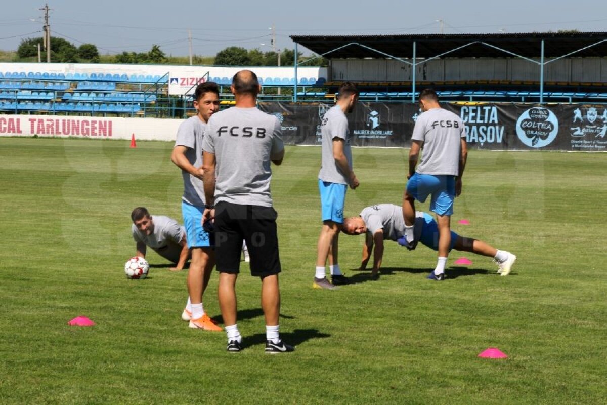FCSB // VIDEO + FOTO Jucătorii de la FCSB trag tare în cantonamentul din Brașov! Imagini de la antrenament + Lucian Filip: „Mister e foarte exigent”