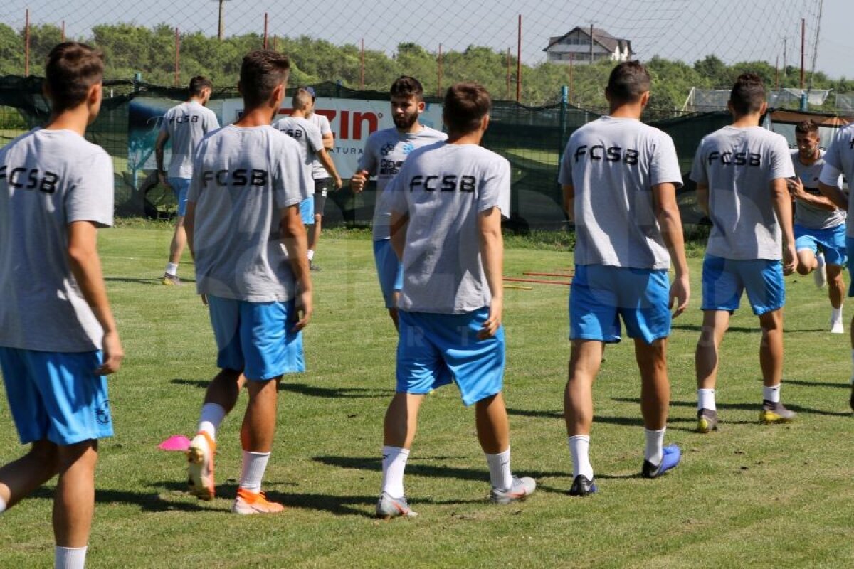 FCSB // VIDEO + FOTO Jucătorii de la FCSB trag tare în cantonamentul din Brașov! Imagini de la antrenament + Lucian Filip: „Mister e foarte exigent”