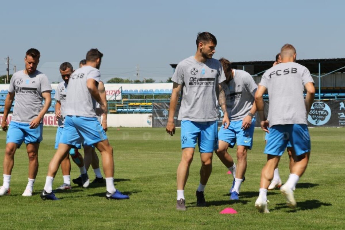 FCSB // VIDEO + FOTO Jucătorii de la FCSB trag tare în cantonamentul din Brașov! Imagini de la antrenament + Lucian Filip: „Mister e foarte exigent”