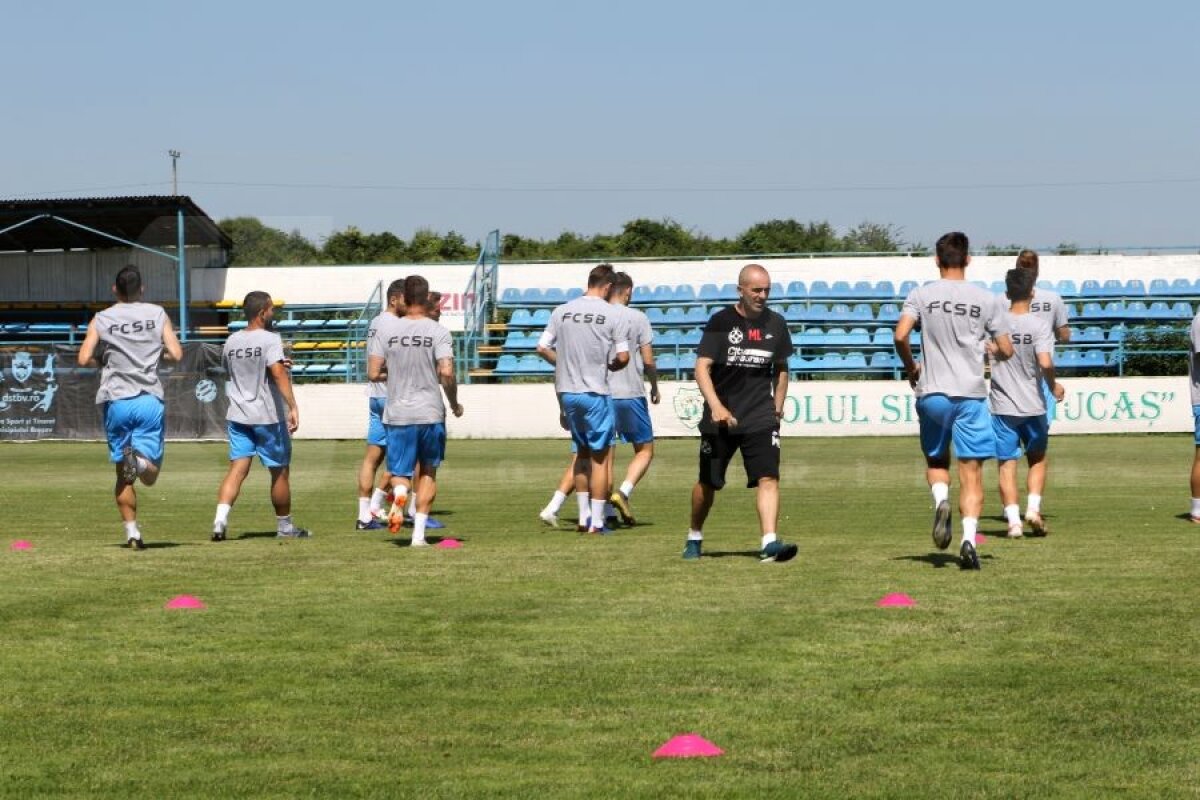 FCSB // VIDEO + FOTO Jucătorii de la FCSB trag tare în cantonamentul din Brașov! Imagini de la antrenament + Lucian Filip: „Mister e foarte exigent”