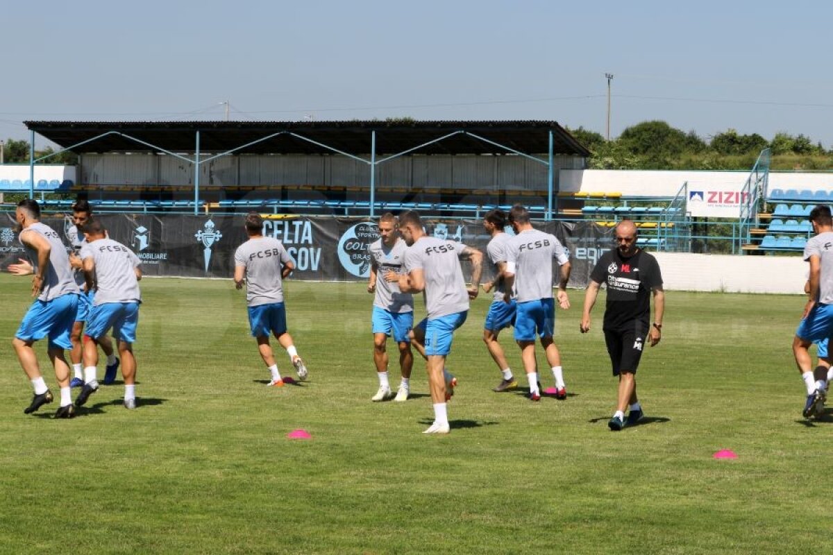 FCSB // VIDEO + FOTO Jucătorii de la FCSB trag tare în cantonamentul din Brașov! Imagini de la antrenament + Lucian Filip: „Mister e foarte exigent”