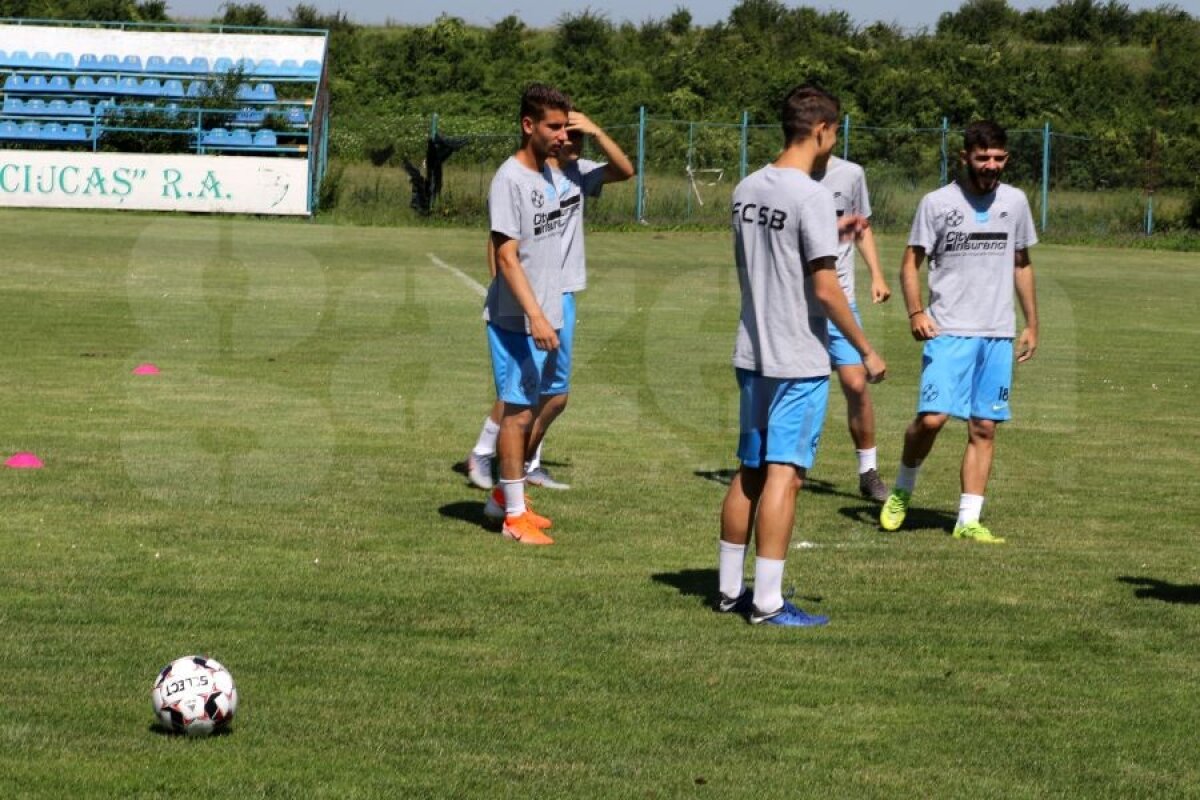 FCSB // VIDEO + FOTO Jucătorii de la FCSB trag tare în cantonamentul din Brașov! Imagini de la antrenament + Lucian Filip: „Mister e foarte exigent”