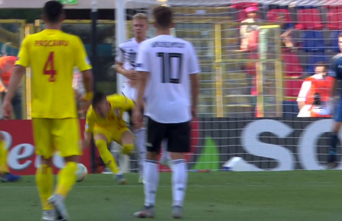 GERMANIA U21 - ROMÂNIA U21 // VIDEO + FOTO George Pușcaș marchează după un penalty dictat de VAR! Ianis Hagi, decisiv pentru „tricolori”