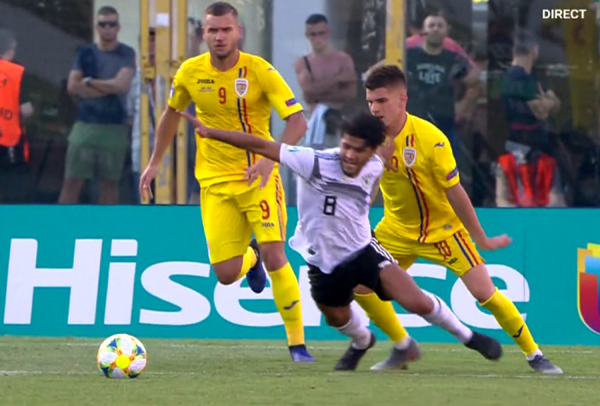 GERMANIA U21 - ROMÂNIA U21 // VIDEO + FOTO Nemții au egalat dintr-un penalty la limită! Ianis Hagi l-a tras pe Mahmoud Dahoud