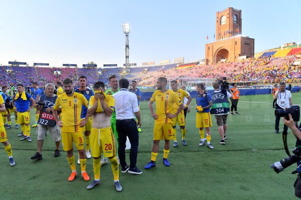 GERMANIA U21 - ROMÂNIA U21 4-2 / 35 de imagini cu durerea „tricolorilor” mici! Ionuț Radu și compania au plâns pe teren, dar au fost încurajați de suporteri