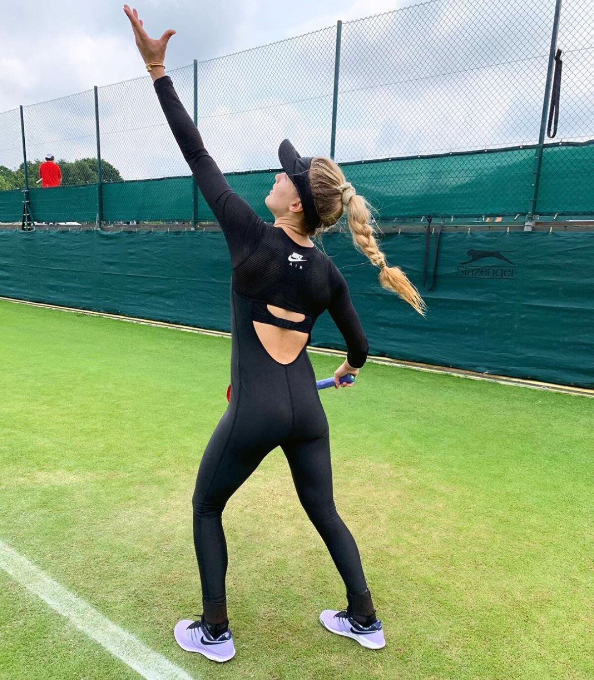 FOTO HOT Eugenie Bouchard, apariție „neregulamentară” la Wimbledon 2019: s-a antrenat într-un echipament fără inhibiții!