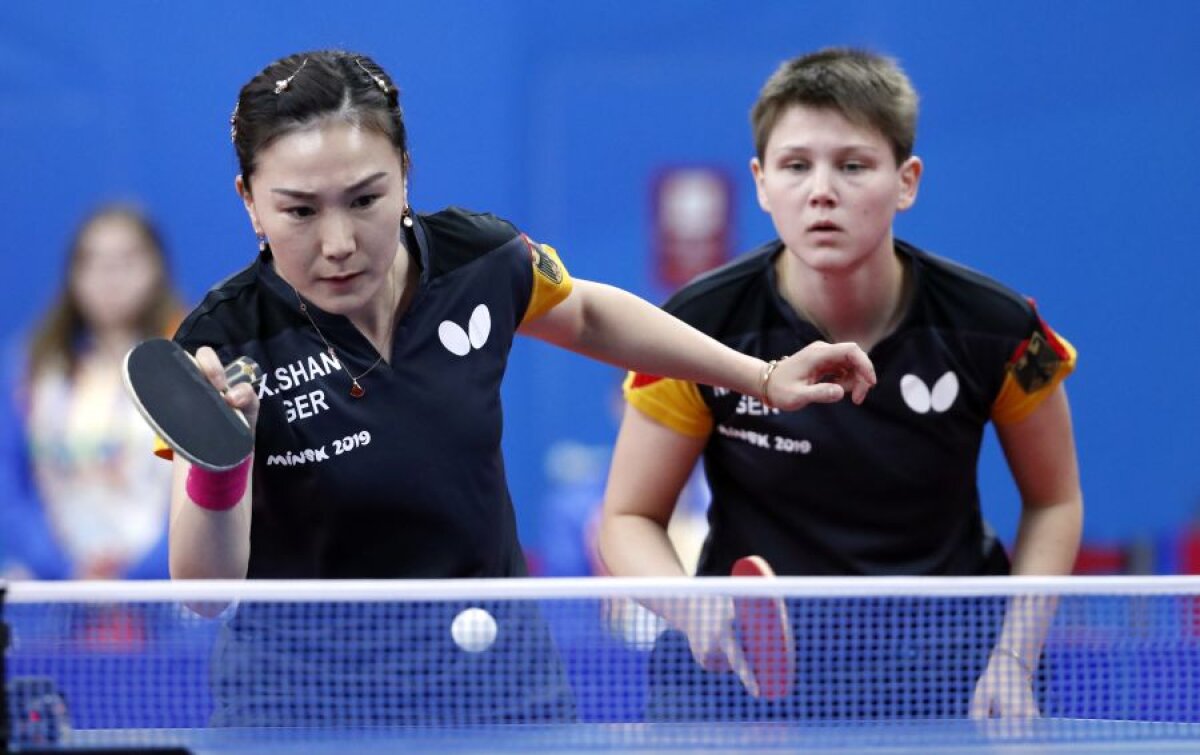 FOTO România a fost învinsă clar de Germania în finala feminină de tenis de masă a Jocurilor Europene » Derapaj xenofob al comentatorului TVR 