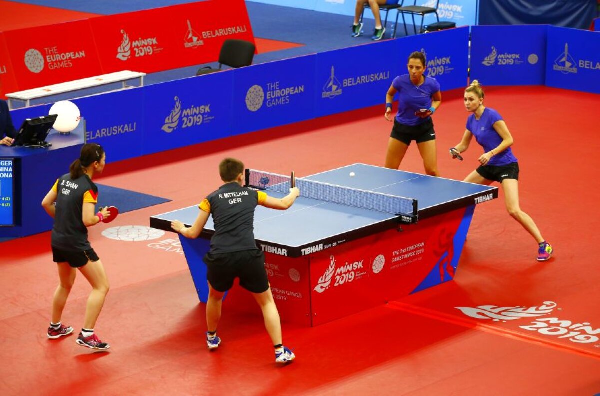 FOTO România a fost învinsă clar de Germania în finala feminină de tenis de masă a Jocurilor Europene » Derapaj xenofob al comentatorului TVR 
