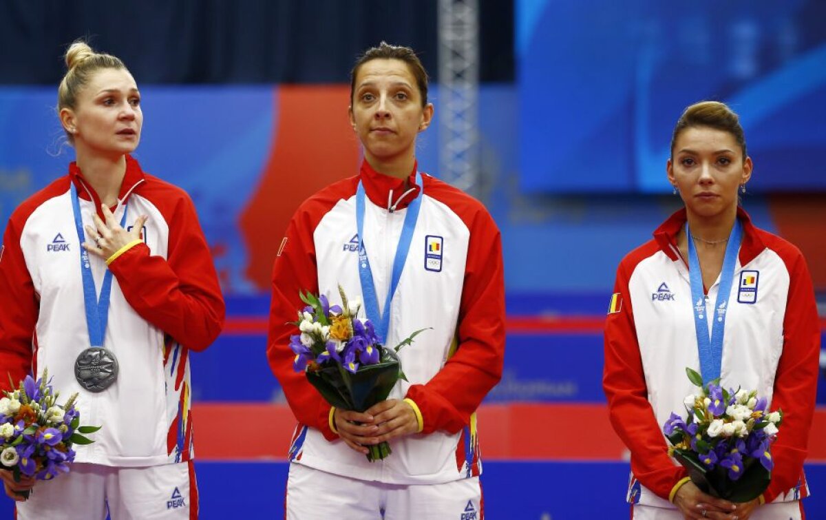 FOTO România a fost învinsă clar de Germania în finala feminină de tenis de masă a Jocurilor Europene » Derapaj xenofob al comentatorului TVR 