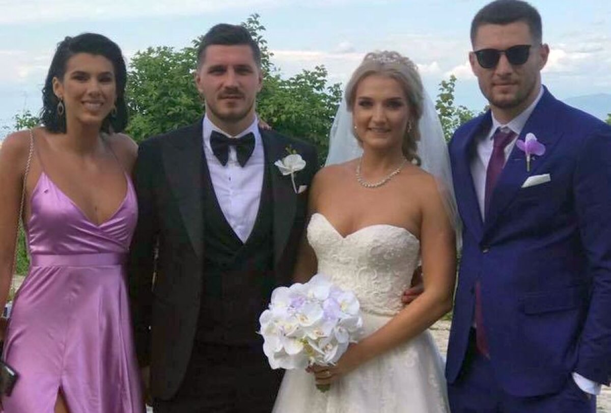 FOTO Handbalista Andreea Pricopi s-a căsătorit! Denisa Dedu i-a fost domnișoară de onoare