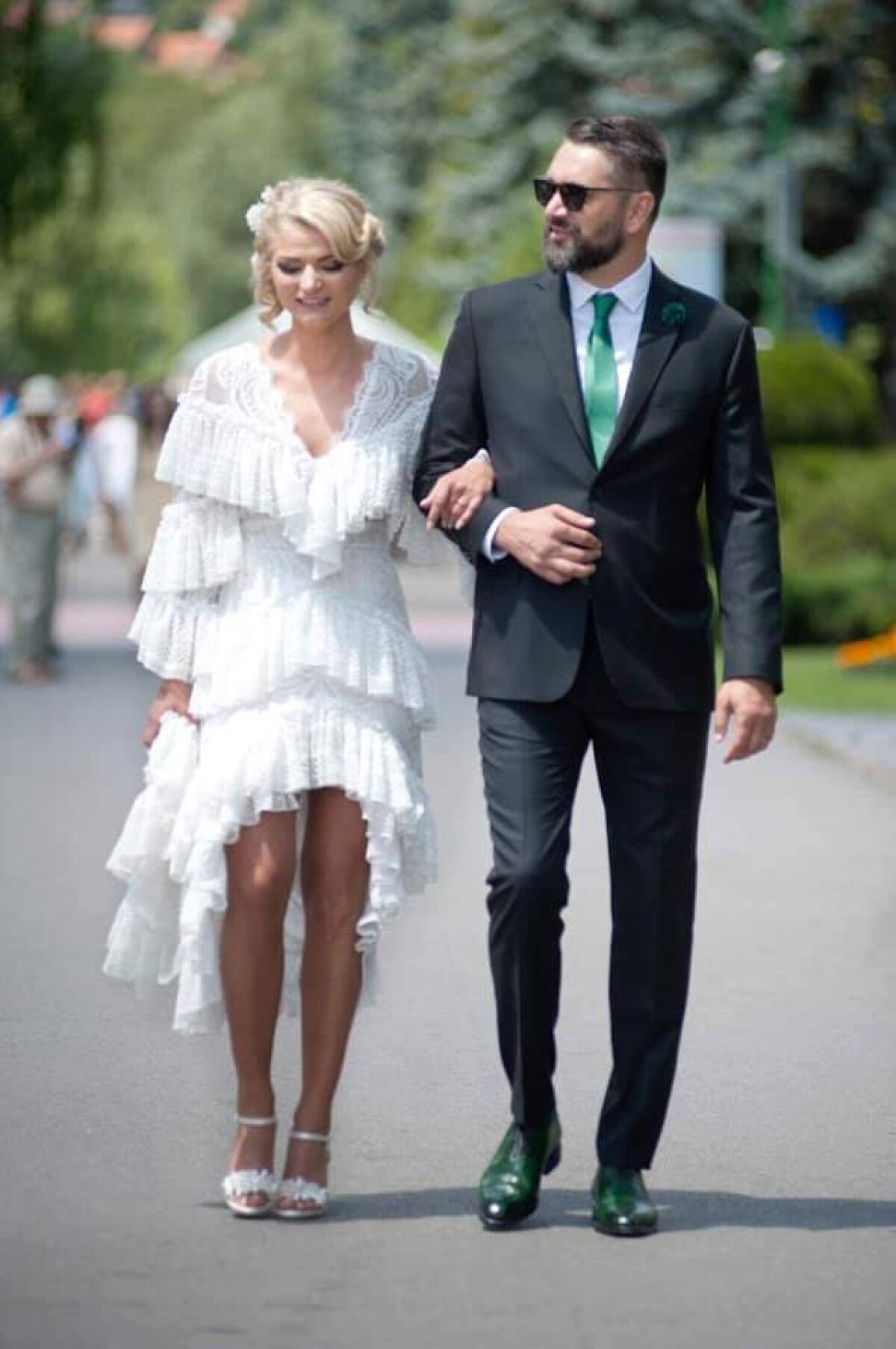 FOTO Handbalista Andreea Pricopi s-a căsătorit! Denisa Dedu i-a fost domnișoară de onoare