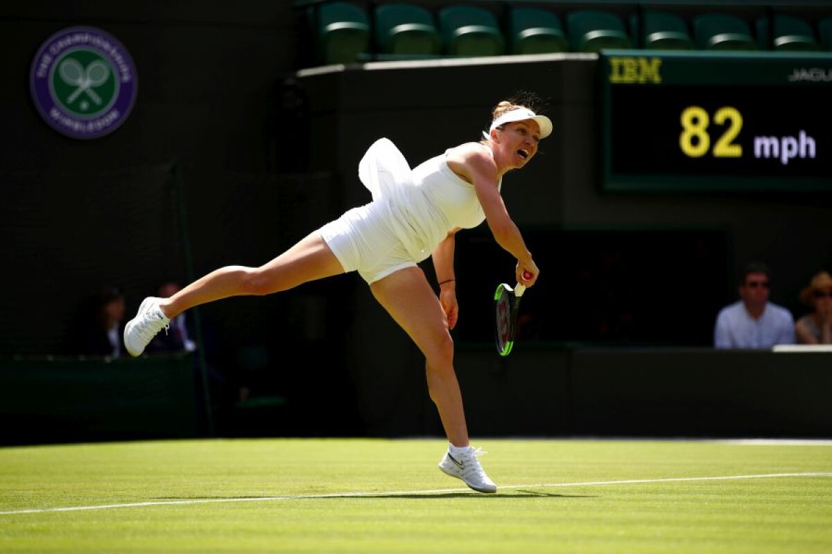 HALEP - SASNOVICH 6-4, 7-5 // VIDEO+FOTO Simona Halep e indestructibilă! Accidentată între seturi și condusă cu 2-5, a supraviețuit în primul tur la Wimbledon!