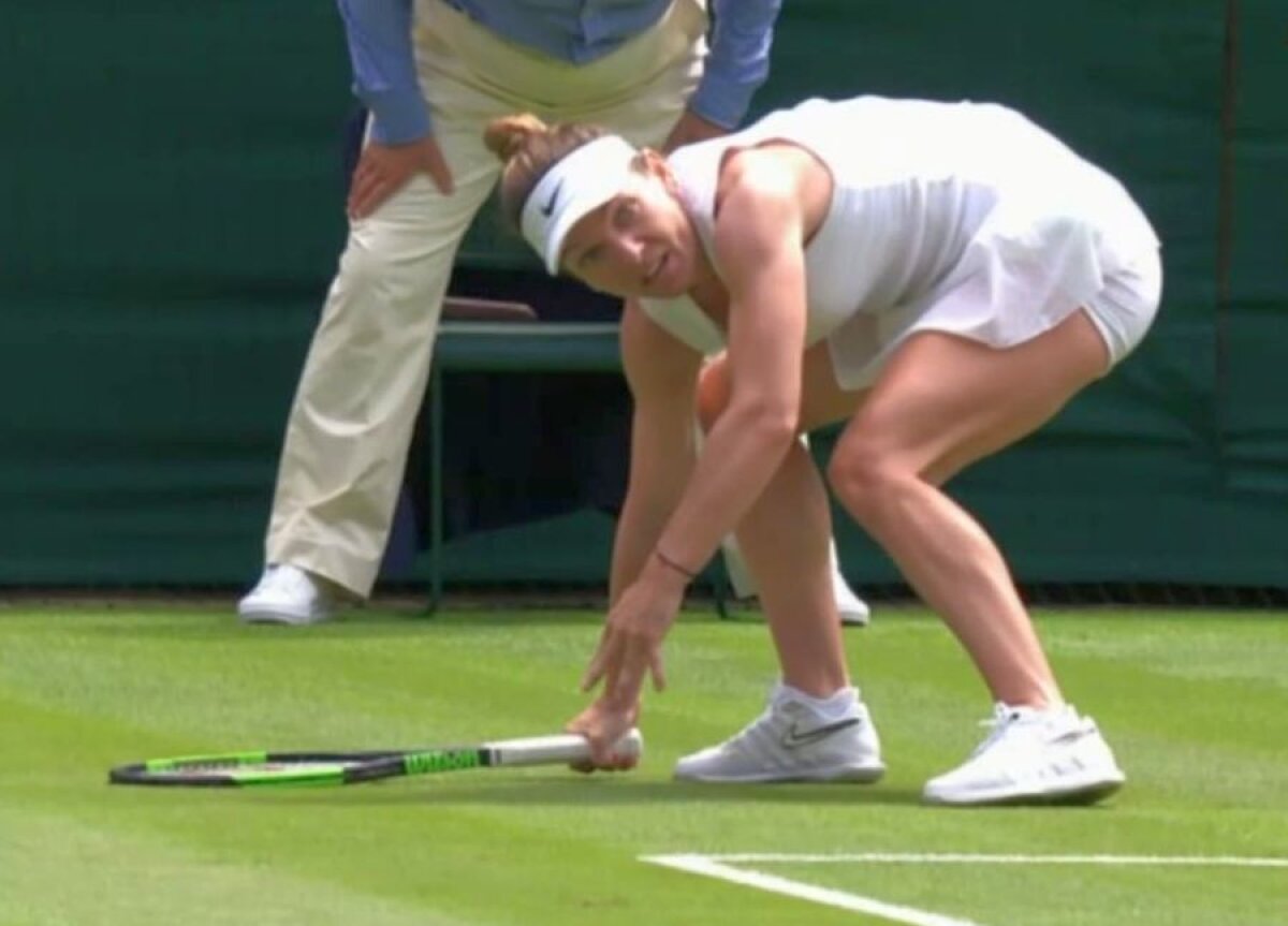 HALEP - SASNOVICH 6-4, 7-5 // Simona Halep, emoții mari la Wimbledon! A alunecat și a cerut intervenția fizioterapeutului