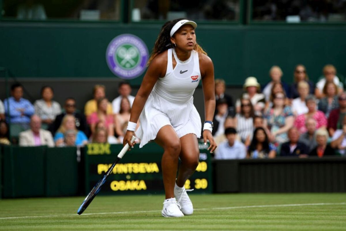 WIMBLEDON 2019 // VIDEO+FOTO Naomi Osaka, OUT din primul tur » Simona Halep scapă de principalul cap de serie de pe jumătatea ei de tablou