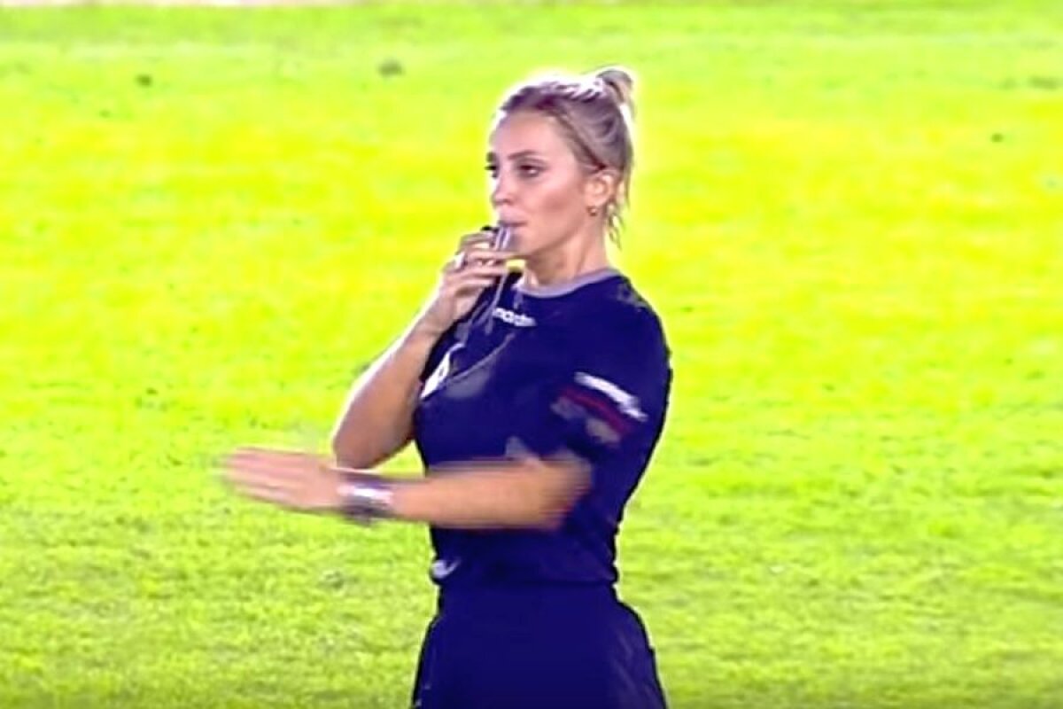 VIDEO+FOTO Fernanda Colombo, arbitra din Brazilia devenită celebră pentru un gest amuzant, dezvăluie o oroare: „Mi-a propus 7.000 de dolari să mă întâlnesc cu un client”