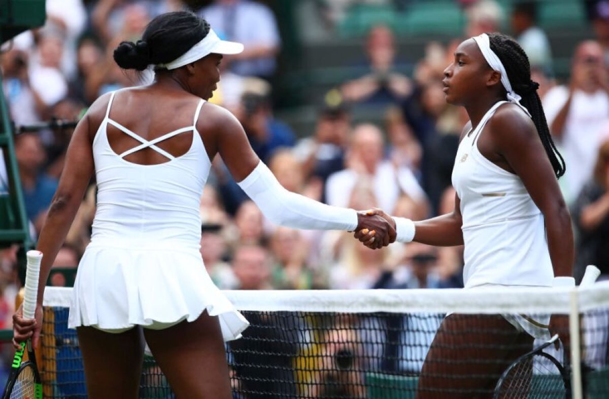 Cori Gauff - Venus Williams 6-4, 6-4 // Jucătoarea americană în vârstă de 15 ani și-a învins idolul: „Fără Venus nu aș fi fost aici! I-am spus asta peste fileu”