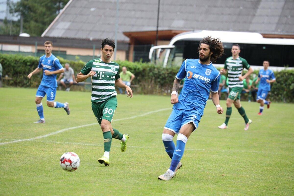 CSU Craiova - Ferencvaros 0-4 » Oltenii au ajuns la al patrulea meci fără victorie în pregătiri! Corneliu Papură: „Am avut în teren jucători de 16 ani, trebuie să avem răbdare”