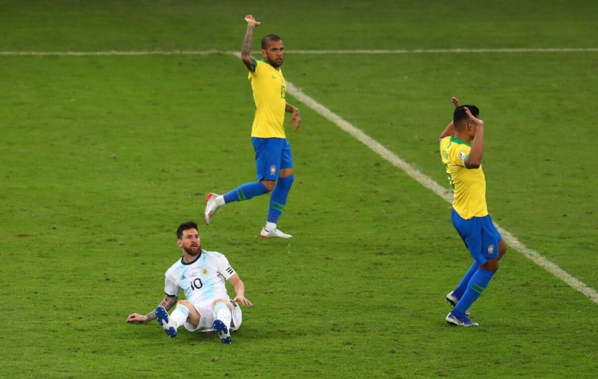 BRAZILIA - ARGENTINA // VIDEO+FOTO Leo Messi, OUT de la Copa America » Brazilia defilează acasă în fața Argentinei, 2-0, și se califică în finală