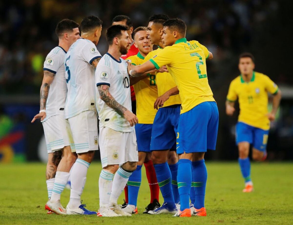 BRAZILIA - ARGENTINA // VIDEO+FOTO Leo Messi, OUT de la Copa America » Brazilia defilează acasă în fața Argentinei, 2-0, și se califică în finală