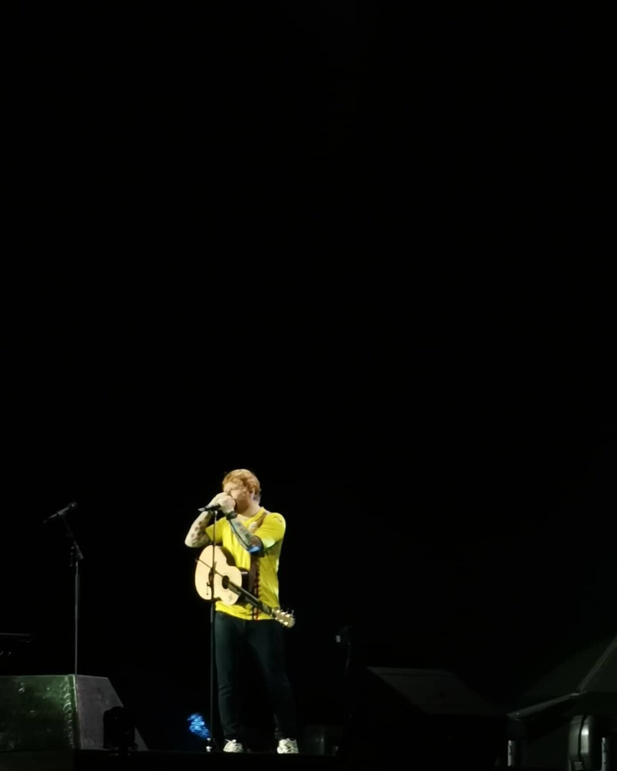 VIDEO+FOTO Imagini spectaculoase cu Ed Sheeran pe Național Arena! Concert în tricoul naționalei României 