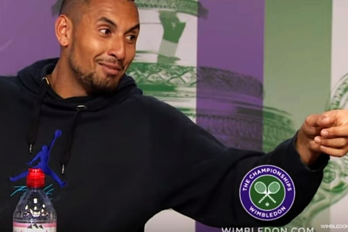 WIMBLEDON 2019 // VIDEO Nick Kyrgios, recital și la conferință » Dialog fabulos cu o jurnalistă: „Tu erai în pub azi-noapte...” + recunoaște că a vrut să-l lovească pe Nadal