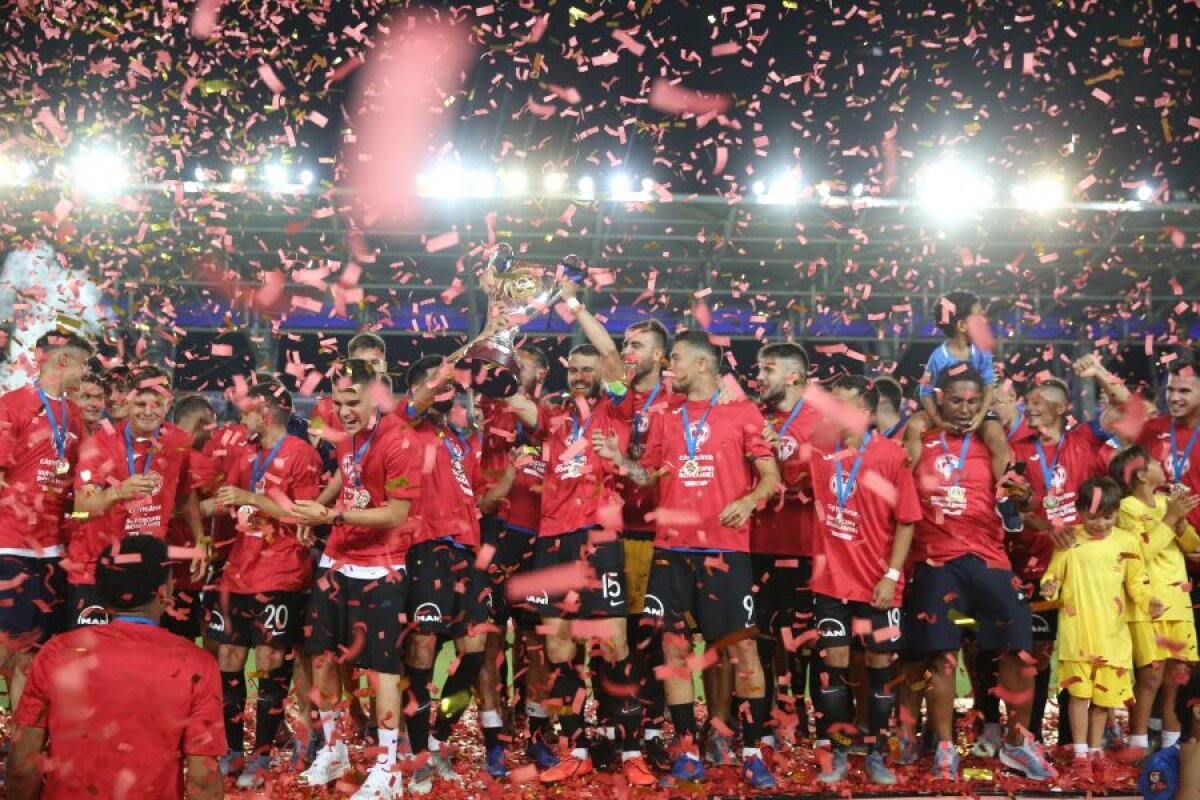 SUPERCUPA ROMÂNIEI 2019, CFR CLUJ - VIITORUL 0-1 // VIDEO+FOTO Imagini spectaculoase de la sărbătoarea Viitorului! Gică Hagi aplaudat la scenă deschisă pe „Ilie Oană”