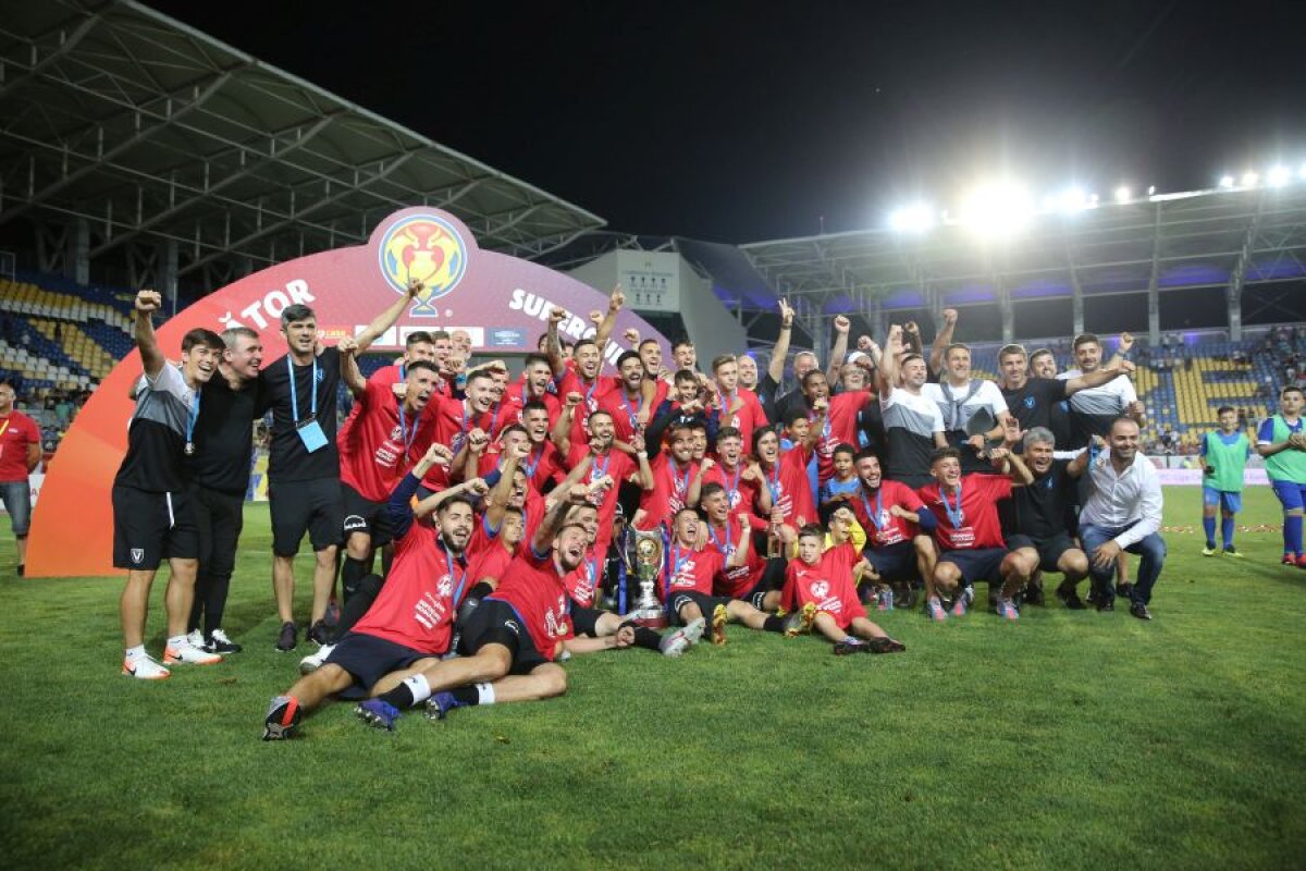 SUPERCUPA ROMÂNIEI 2019, CFR CLUJ - VIITORUL 0-1 // VIDEO+FOTO Imagini spectaculoase de la sărbătoarea Viitorului! Gică Hagi aplaudat la scenă deschisă pe „Ilie Oană”