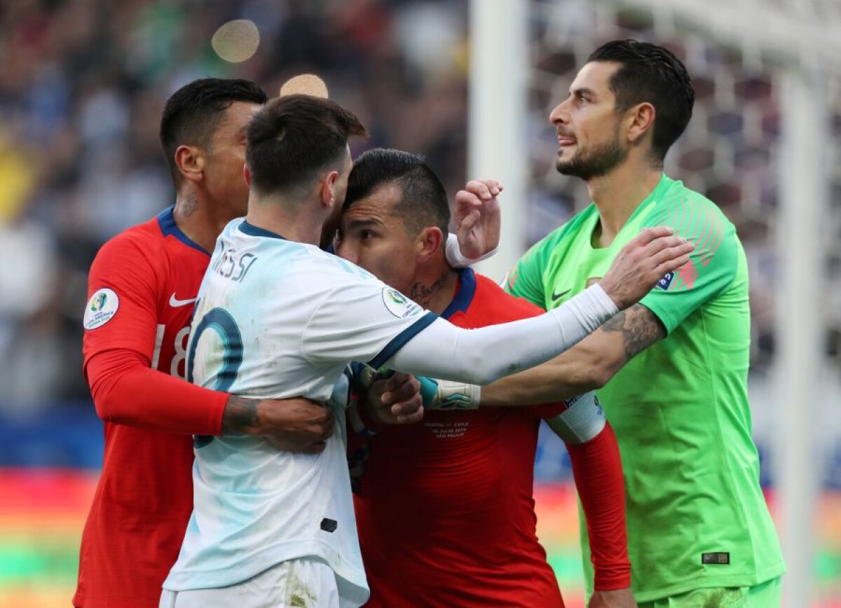 COPA AMERICA ARGENTINA - CHILE // VIDEO+FOTO Fază incredibilă în finala mică » Messi a văzut ROȘU direct!