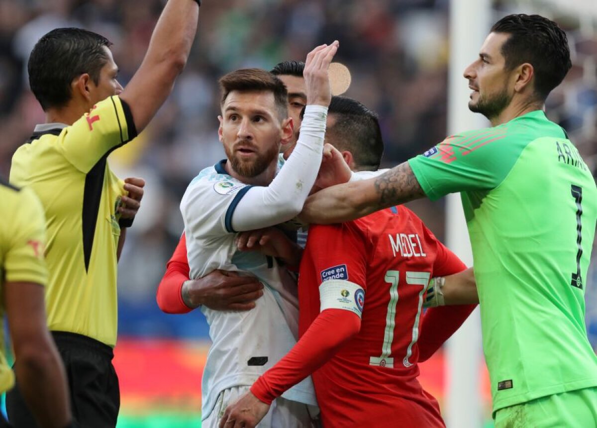 COPA AMERICA ARGENTINA - CHILE // VIDEO+FOTO Fază incredibilă în finala mică » Messi a văzut ROȘU direct!