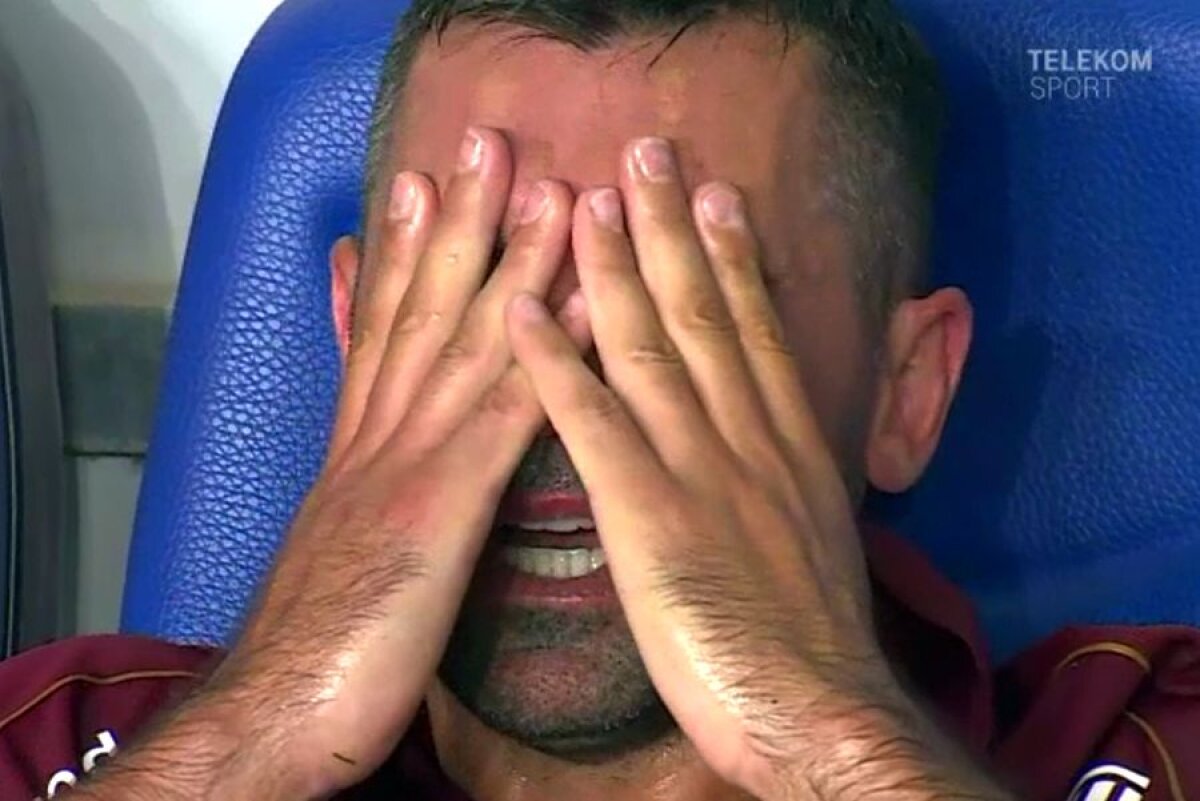 CFR CLUJ - VIITORUL 0-1 // FOTO + VIDEO Imagini sfâșietoare: „veteranul” Emmanuel Culio a plâns în hohote după înfrângerea cu Viitorul