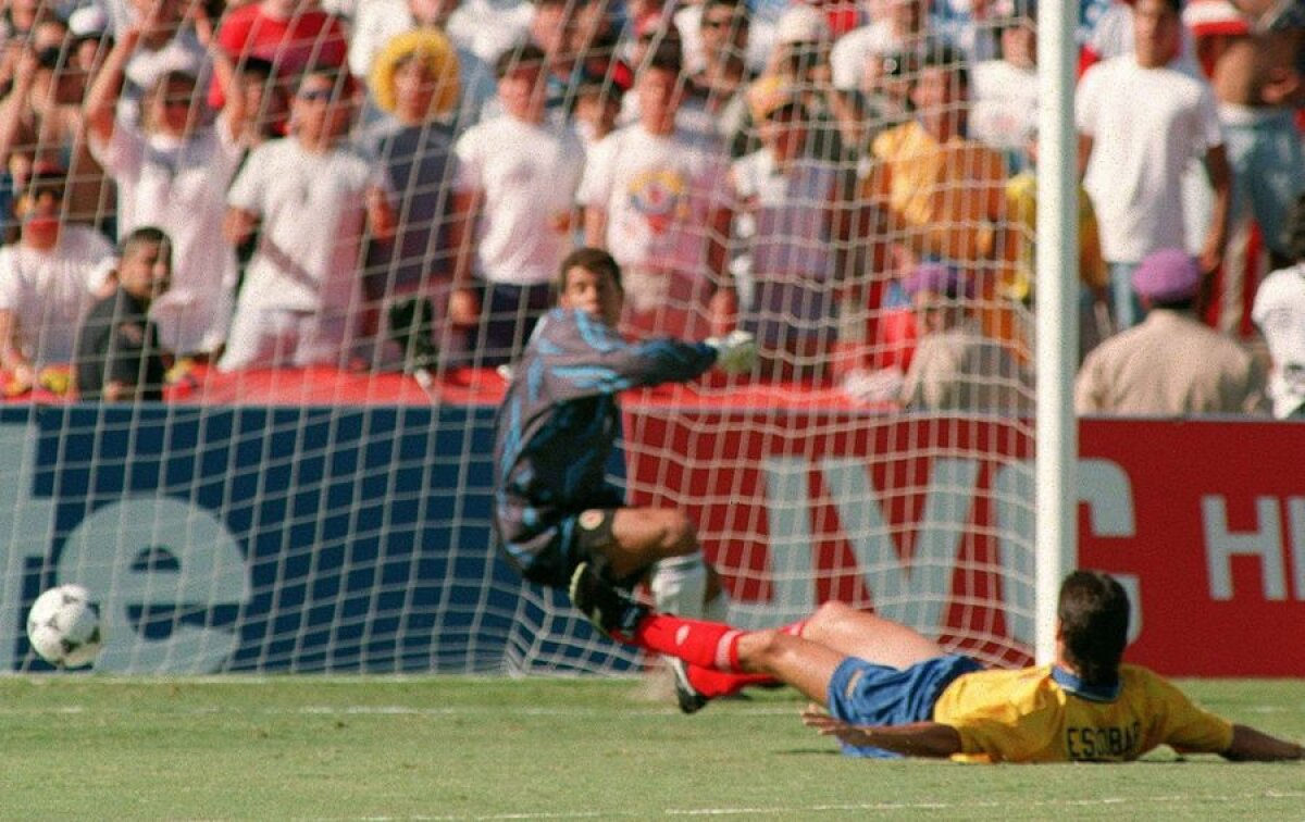25 de ani de la momentul care a șocat fotbalul: asasinarea lui Andres Escobar! 6 gloanțe în cap de la cartel pentru fostul adversar al României!