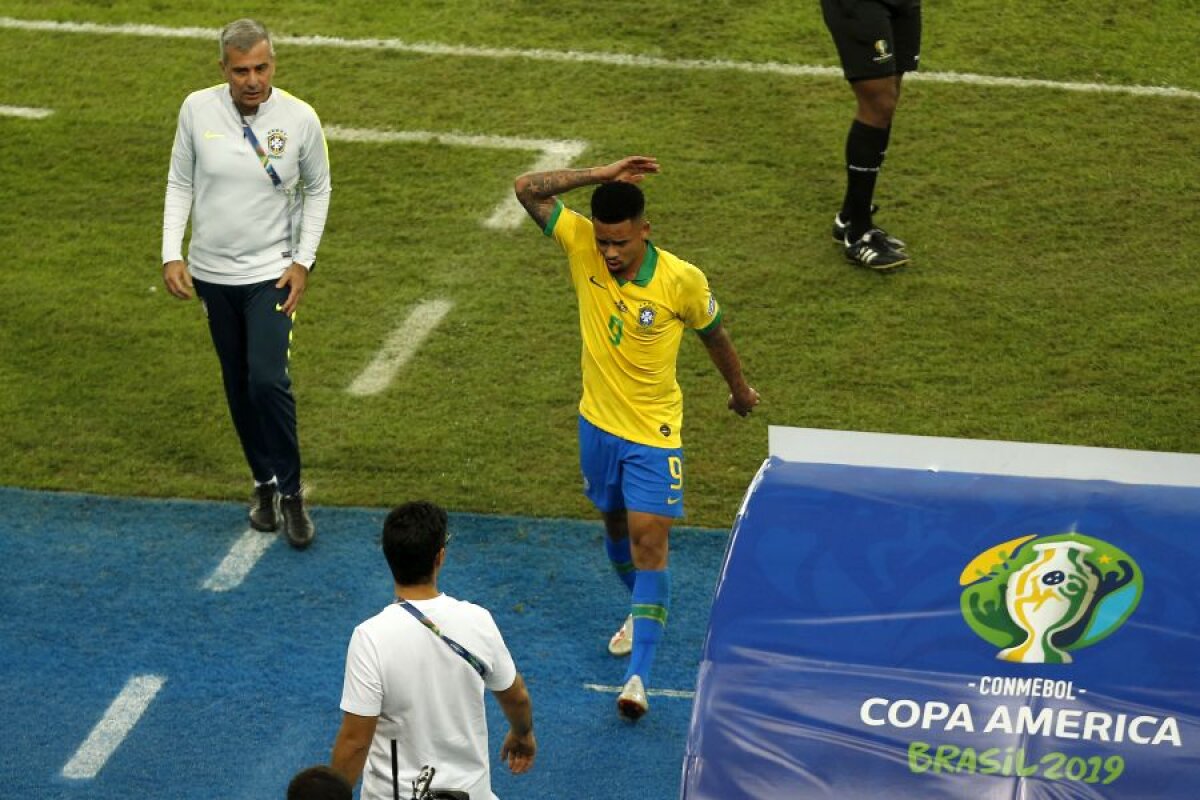 COPA AMERICA 2019 / VIDEO+FOTO Gabriel Jesus, nervos, a dărâmat monitoarele VAR! Momentul urât al finalei