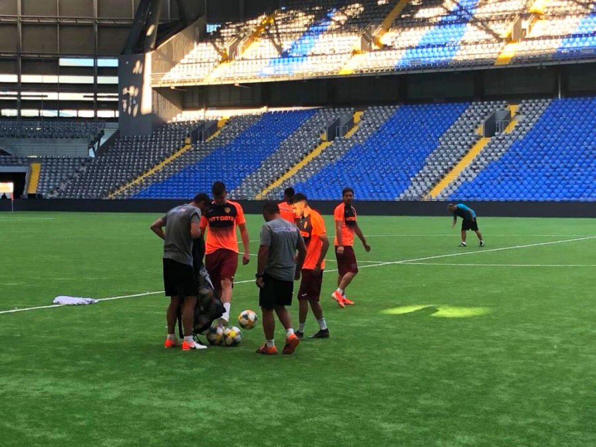 ASTANA - CFR CLUJ // FOTO Ardelenii au susținut antrenamentul oficial pe terenul sintetic din Kazahstan