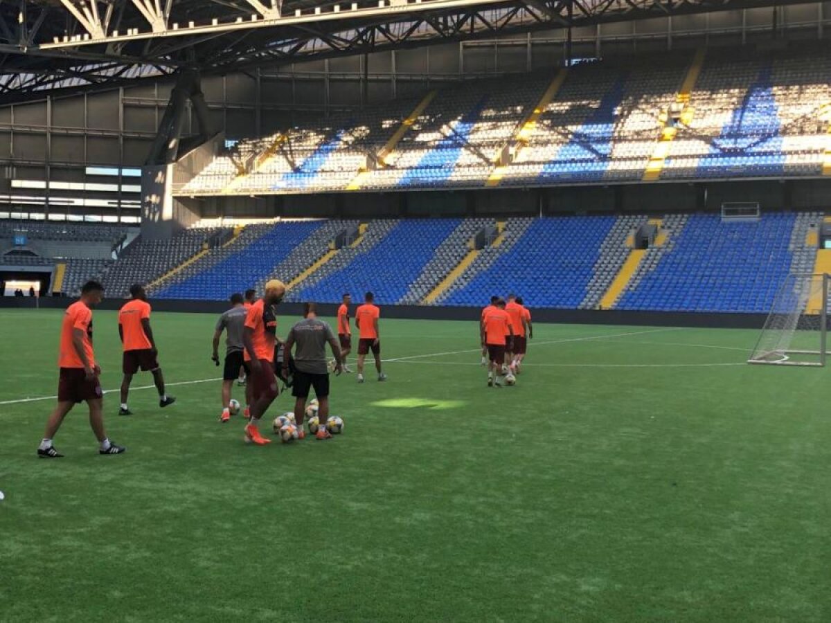ASTANA - CFR CLUJ // FOTO Ardelenii au susținut antrenamentul oficial pe terenul sintetic din Kazahstan