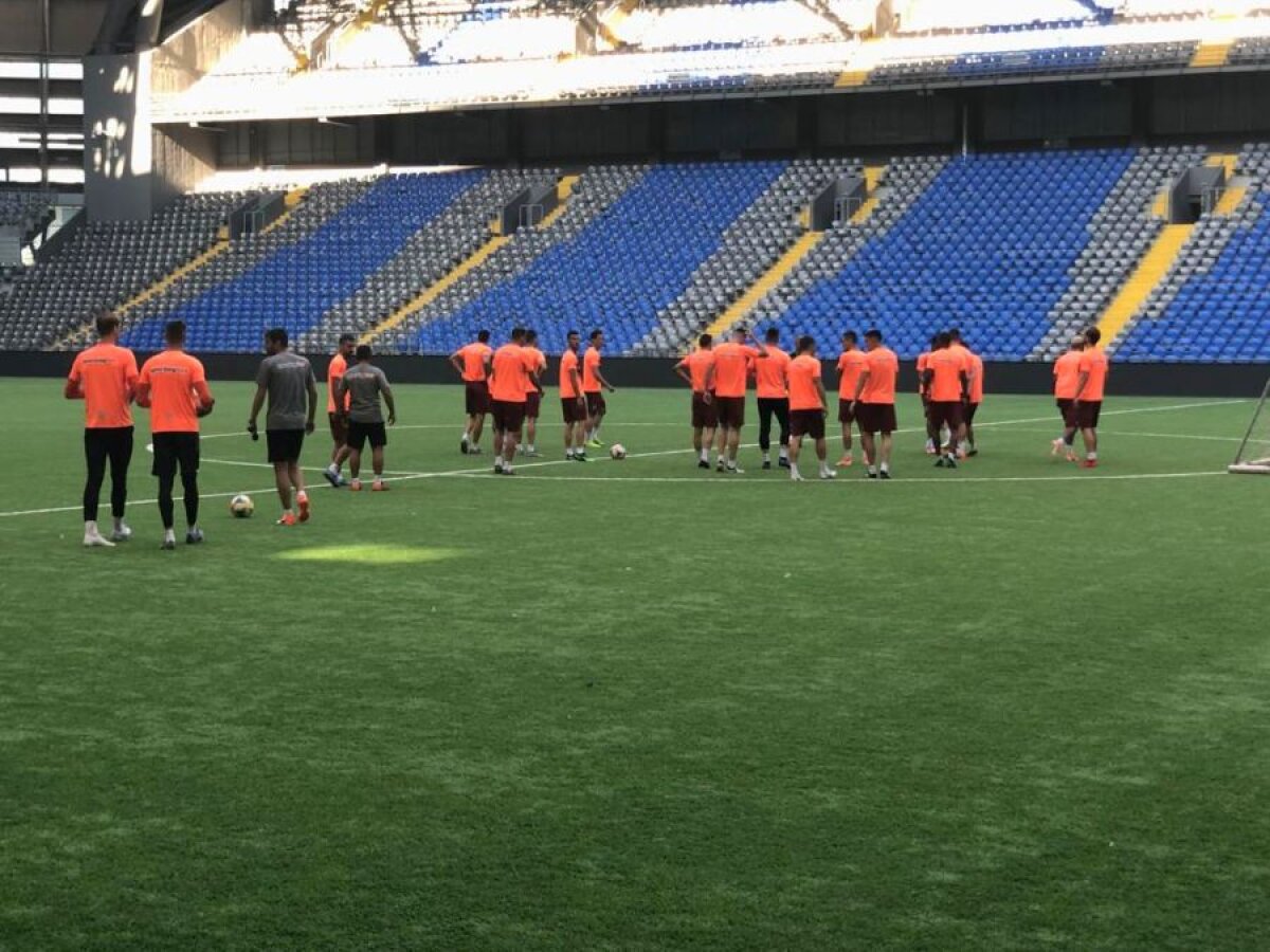 ASTANA - CFR CLUJ // FOTO Ardelenii au susținut antrenamentul oficial pe terenul sintetic din Kazahstan