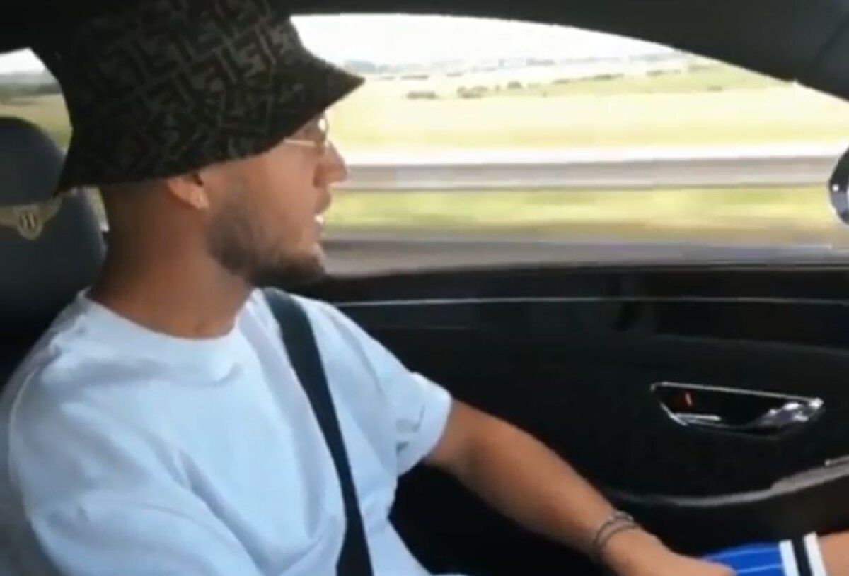 FOTO+VIDEO // Cât swag are George Pușcaș! Cum l-a filmat prietenul Ionuț Radu + cât costă bolidul portarului român