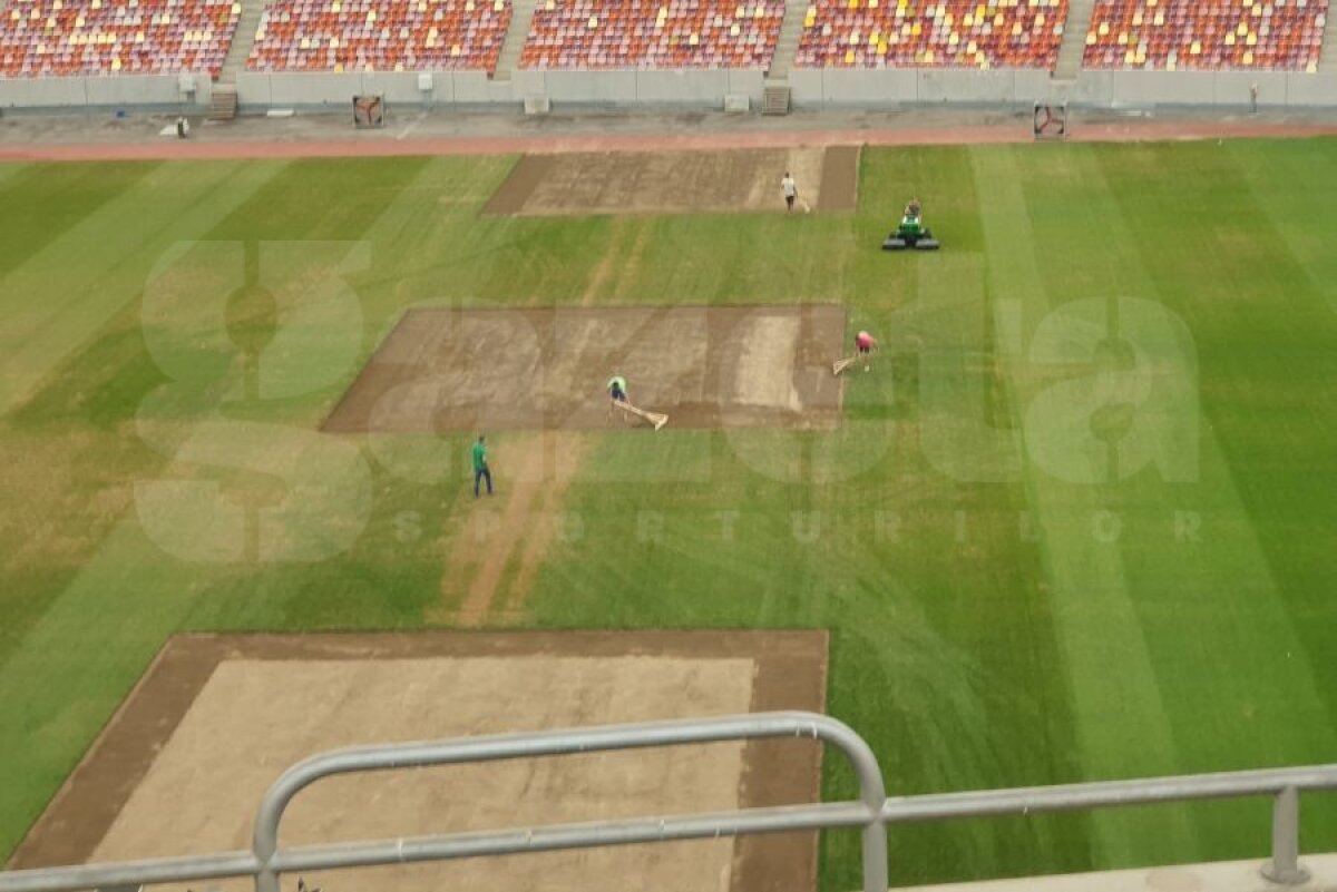 DINAMO // VIDEO+FOTO EXCLUSIV Aici se joacă Dinamo - CSU Craiova! Concertul lui Ed Sheeran a DISTRUS gazonul de pe Național Arena