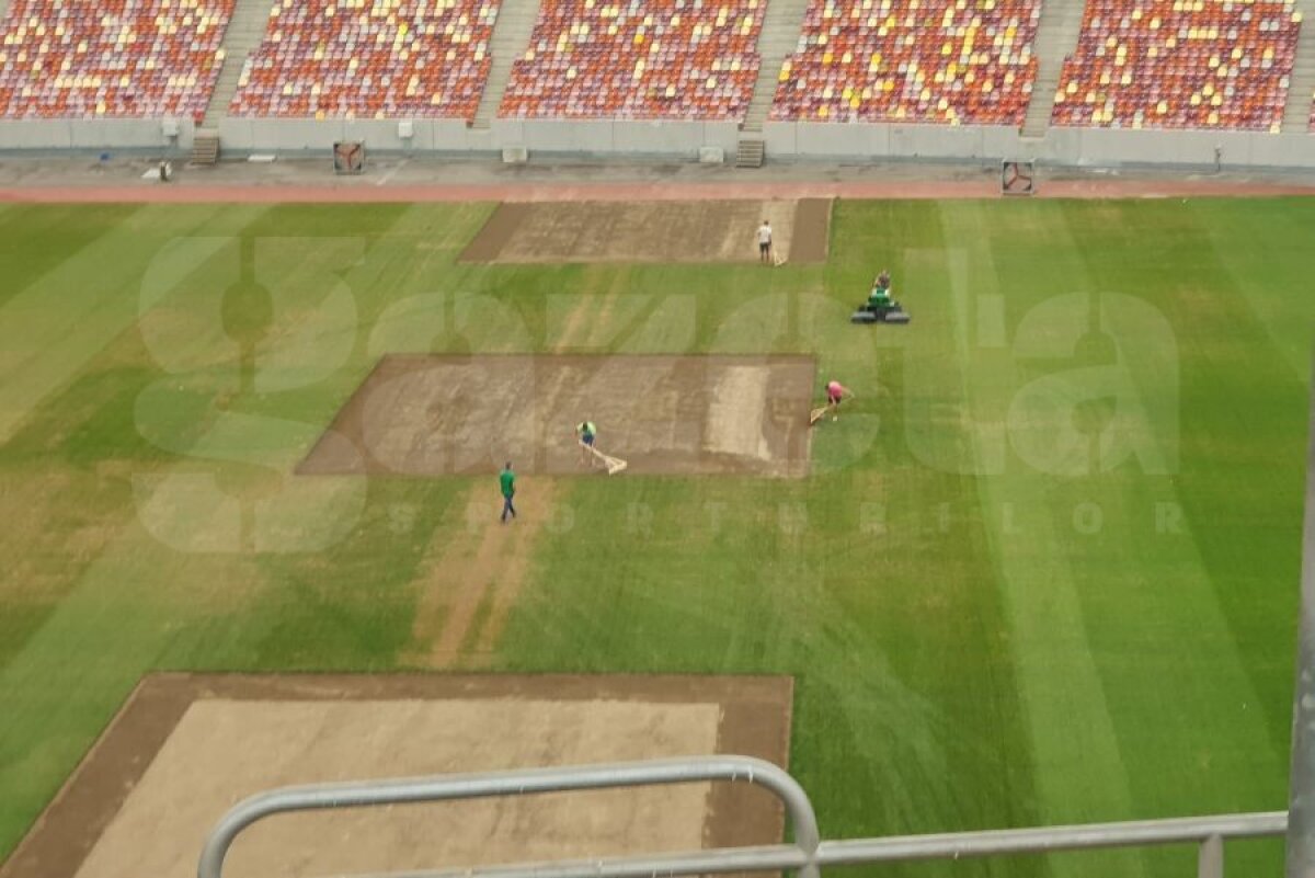 DINAMO // VIDEO+FOTO EXCLUSIV Aici se joacă Dinamo - CSU Craiova! Concertul lui Ed Sheeran a DISTRUS gazonul de pe Național Arena