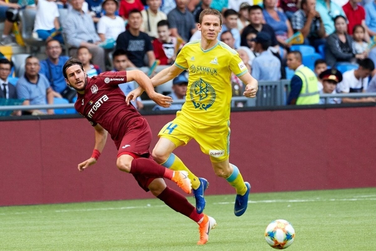 ASTANA - CFR CLUJ 1-0 // VIDEO+FOTO Dan Petrescu a debutat cu stângul în Liga Campionilor: a pierdut cu scorul lui preferat!