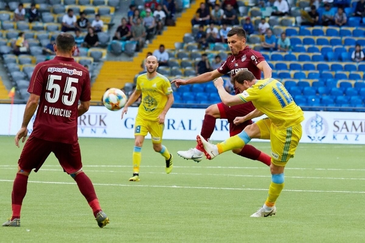 ASTANA - CFR CLUJ 1-0 // VIDEO+FOTO Dan Petrescu a debutat cu stângul în Liga Campionilor: a pierdut cu scorul lui preferat!
