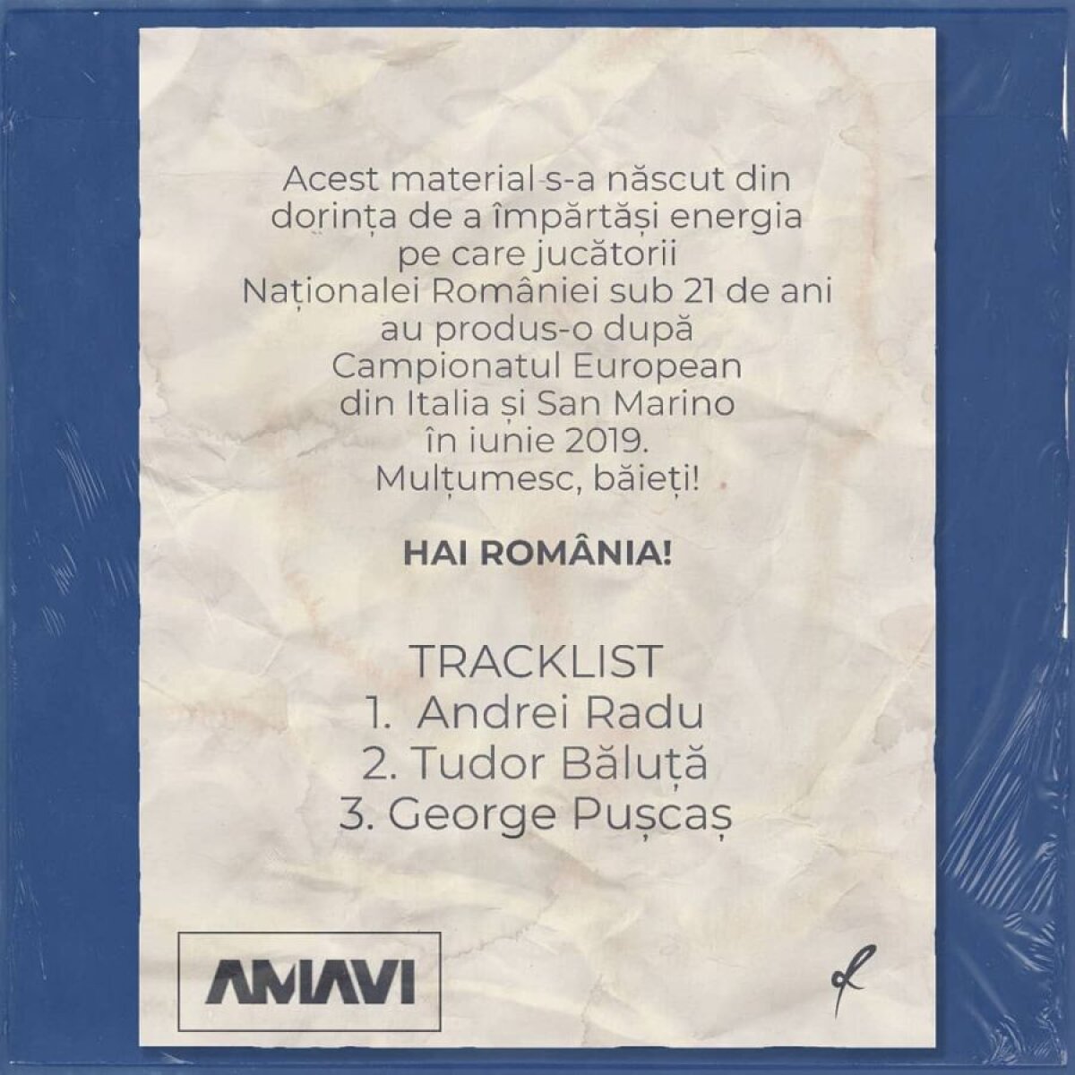 ROMÂNIA U21 // EXCLUSIV Un rapper român a compus trei melodii în cinstea „tricolorilor” » George Pușcaș, Andrei Radu și Tudor Băluță sunt protagoniștii! Ascultă-le AICI