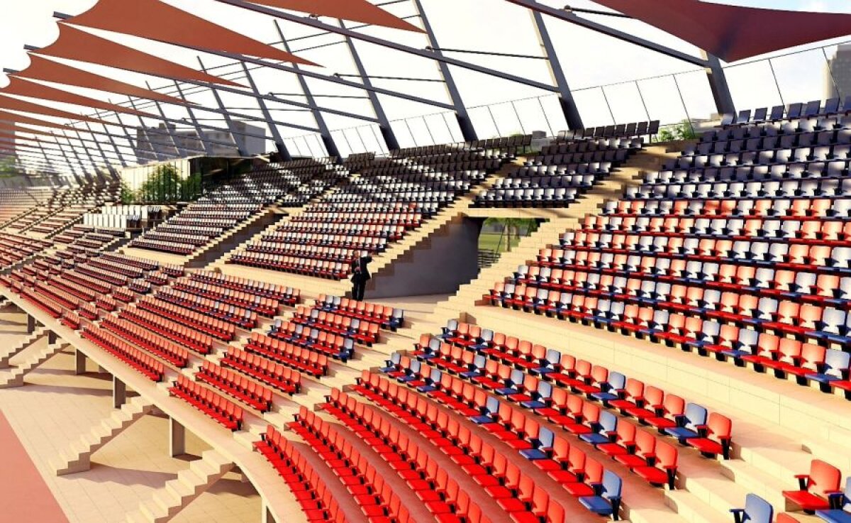 CHINDIA TÂRGOVIȘTE // FOTO Au început lucrările la stadionul din Târgovişte » Investiţie de 5 milioane de euro! Cum va arăta arena