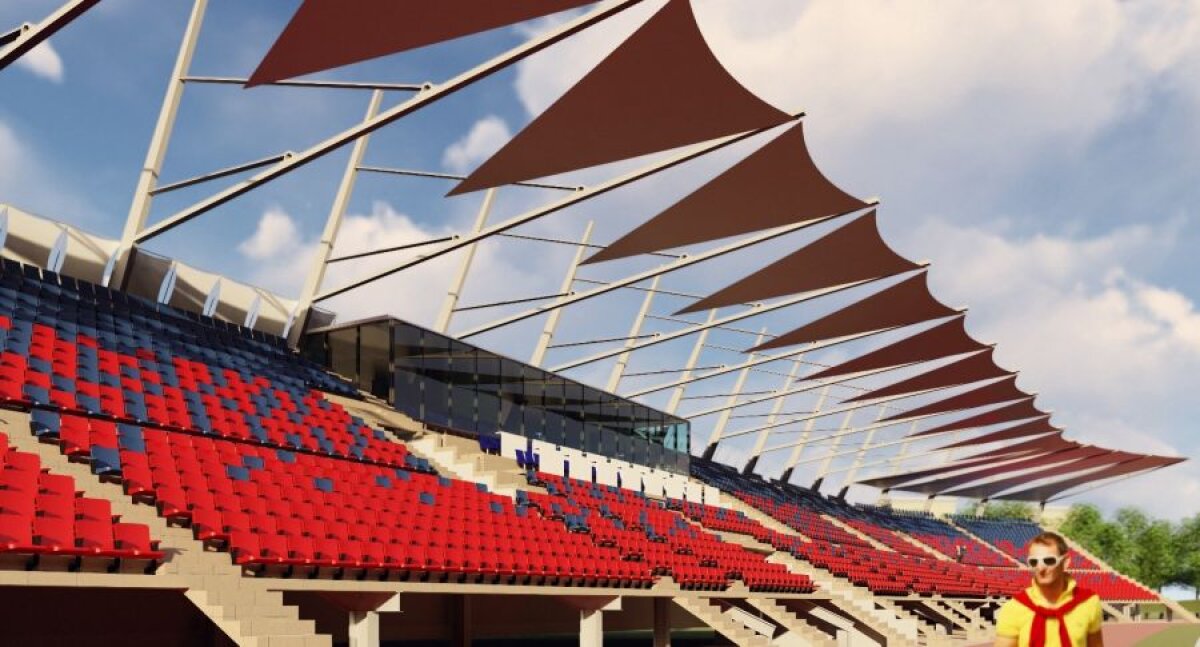 CHINDIA TÂRGOVIȘTE // FOTO Au început lucrările la stadionul din Târgovişte » Investiţie de 5 milioane de euro! Cum va arăta arena