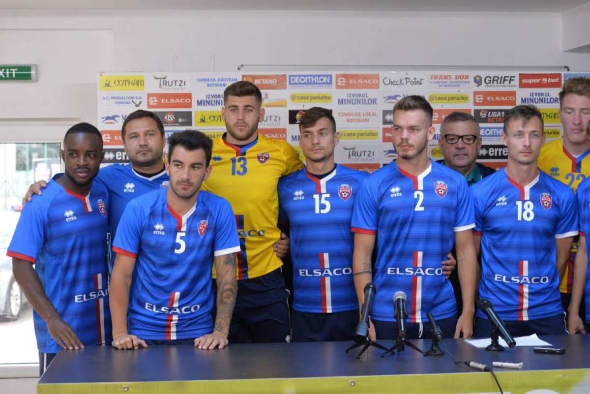 VIDEO+FOTO FC Botosani si-a prezentat noile achiziții și echipamentul + Hervin Ongenda va fi amendat pentru întârziere