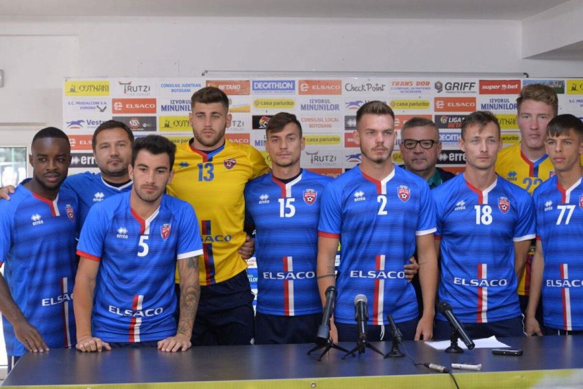 VIDEO+FOTO FC Botosani si-a prezentat noile achiziții și echipamentul + Hervin Ongenda va fi amendat pentru întârziere
