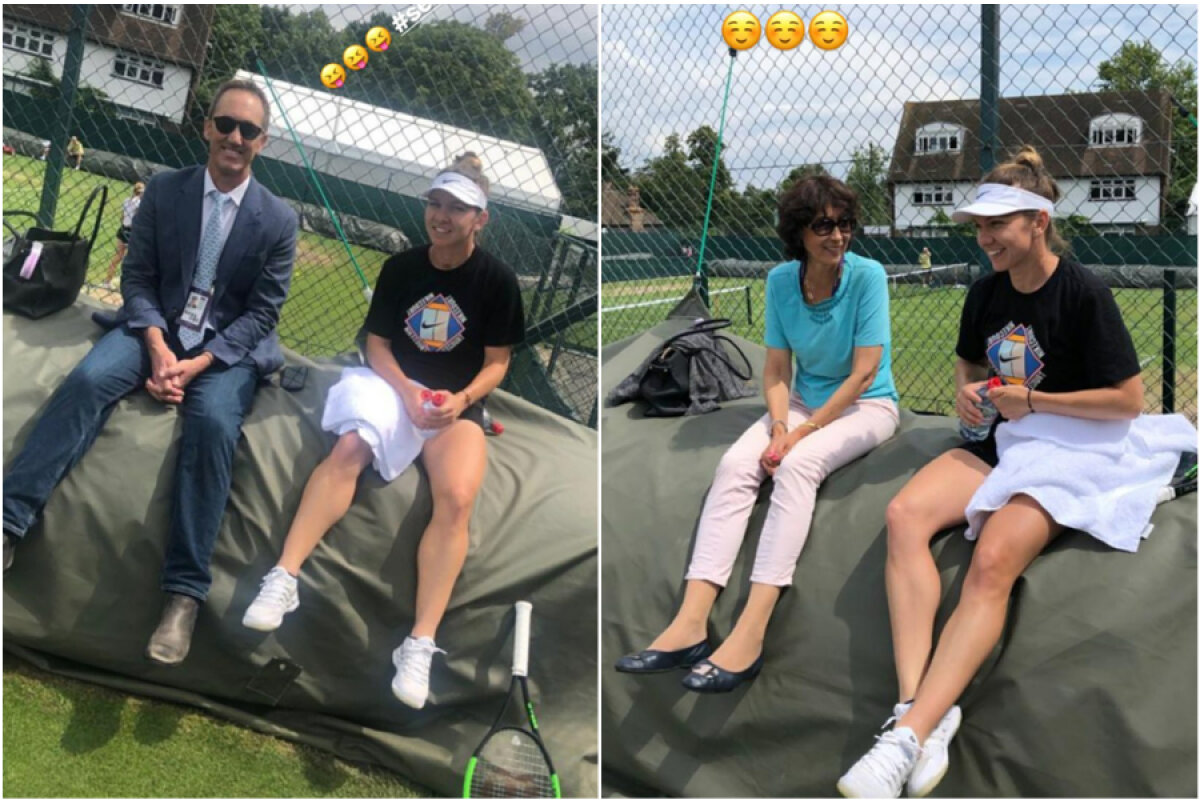 SIMONA HALEP - ELINA SVITOLINA // Darren Cahill și Virginia Ruzici, alături de Simona » Susținători de seamă la antrenamente