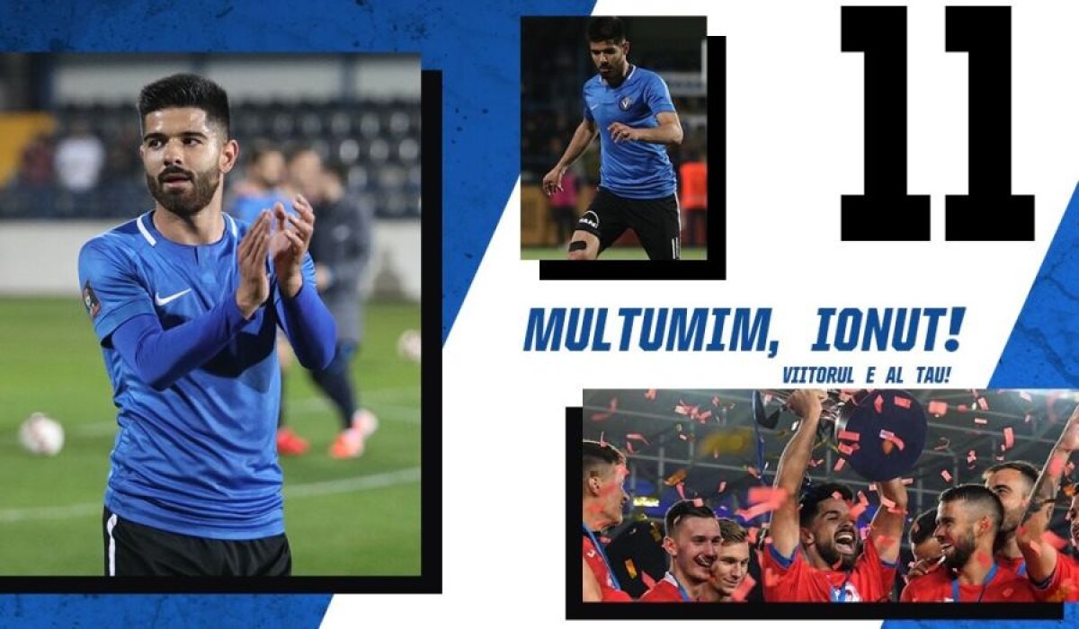 Viitorul a anuțat despărțirea de Ionuț Vînă: „Mulțumim pentru toate bucuriile pe care ni le-ai oferit”