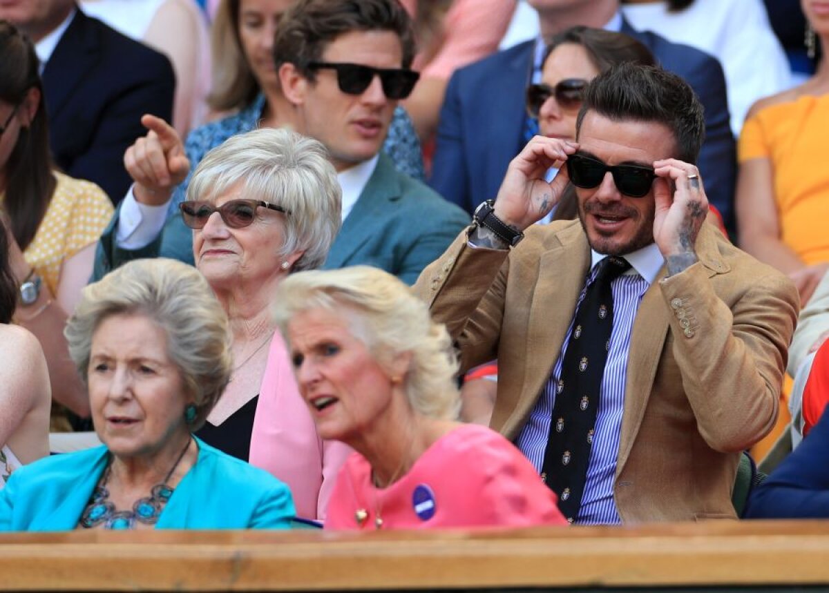 SIMONA HALEP - ELINA SVITOLINA 6-1, 6-3 // FOTO David Beckham și Virgil van Dijk au urmărit victoria entuziasmantă a lui Halep! A fost primul meci la Wimbledon pentru fundașul lui Liverpool