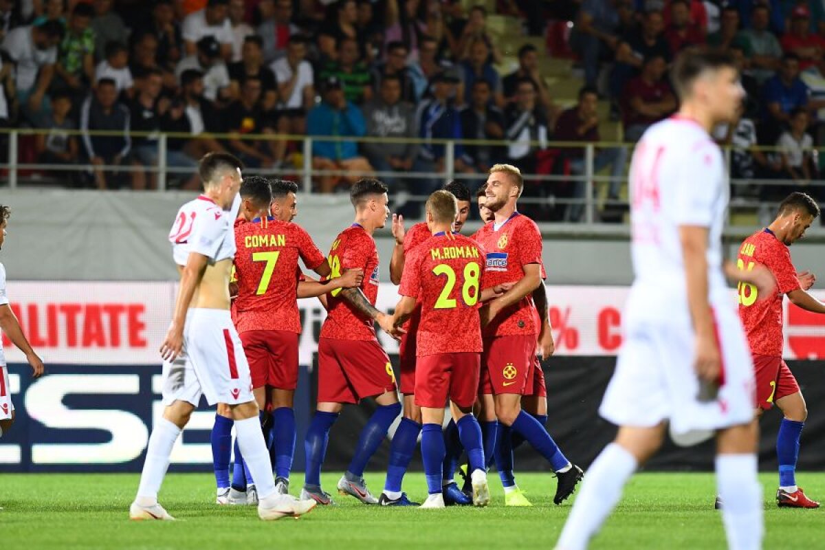 FCSB - Milsami Orhei 2-0 // FOTO Victorie fără „artificii” la debutul lui Bogdan Andone: roș-albaștrii au rezolvat calificarea, dar jocul n-a impresionat în prima apariție europeană a sezonului