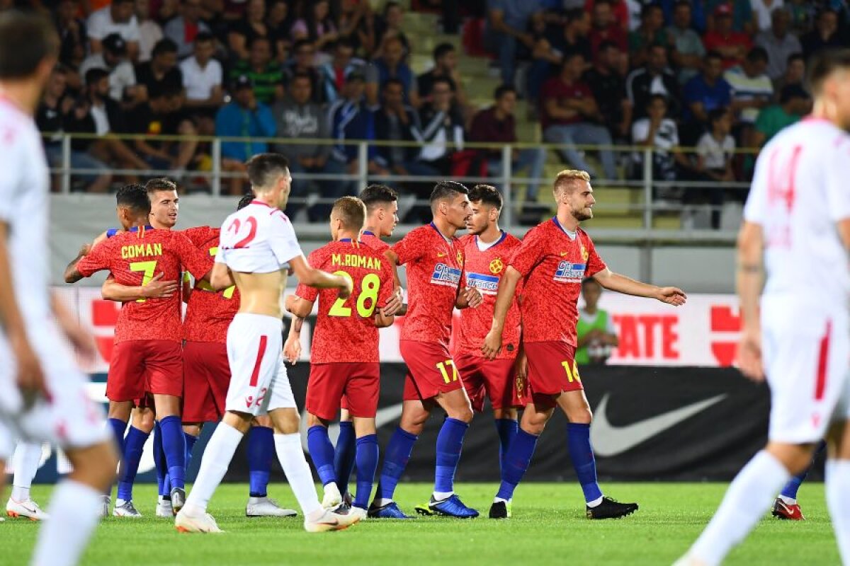FCSB - Milsami Orhei 2-0 // FOTO Victorie fără „artificii” la debutul lui Bogdan Andone: roș-albaștrii au rezolvat calificarea, dar jocul n-a impresionat în prima apariție europeană a sezonului